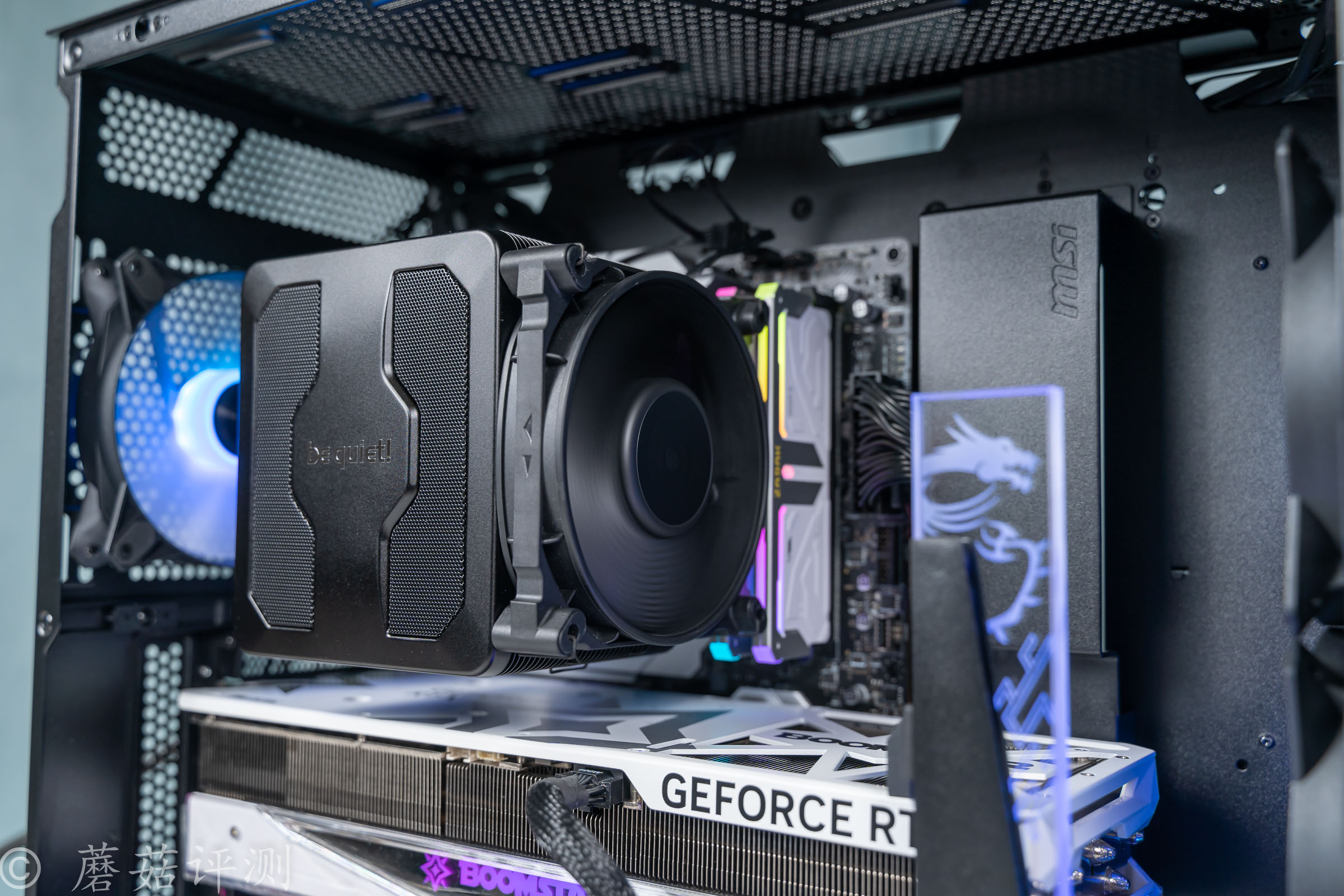 外觀精致，安靜穩定，高效散熱，德商德靜界DRAK ROCK PRO 5七熱管風冷散熱器 評測